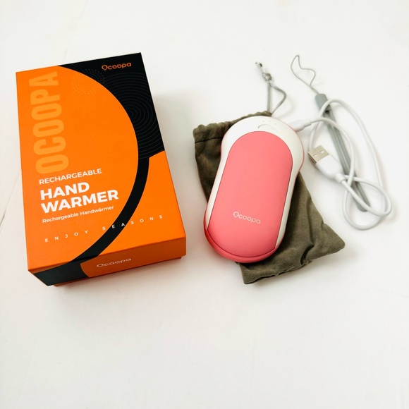 Pink Rechargeable Hand Warmer - Picture 2 of 5